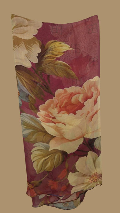 Luxury 3-Piece Unstitched Floral Suit